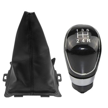 Ford Fiesta 2008 2009 2010 2011 2012 Vaihteenvalitsimen Nuppi Gaiter Boot Cover Case Collar 5 Speed Black