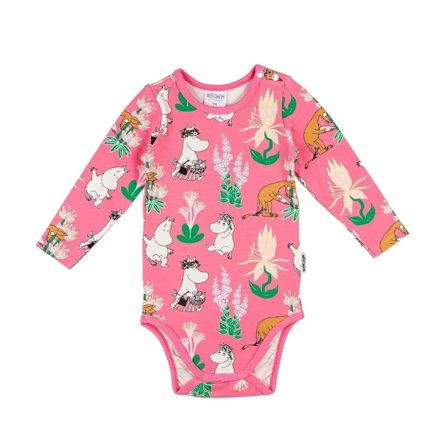 Mumin Tillväxt-body anilinröd