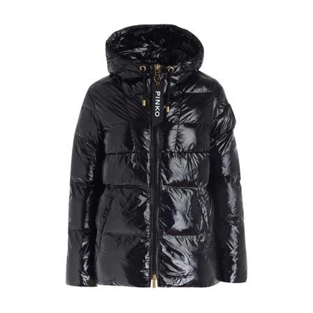 Pinko, Down Jackets Zwart, Dames, Maat:M,polyester