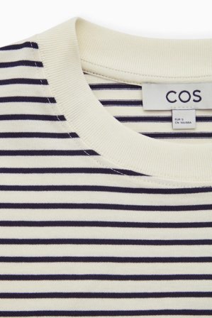 COS Women's Mini T-Shirt Dress in Beige