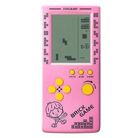 Rs-100 Tetris-pelikonsoli Klassinen lohkopeli Pulmapelit Soitin Kädessä pidettävät pelikone Kone Tiilipelit Beyamis