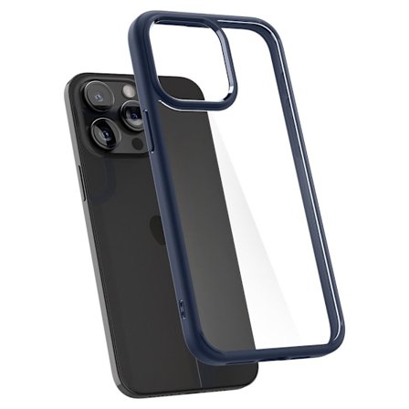 Spigen iPhone 15 Fodral Ultra Hybrid - Marinblå