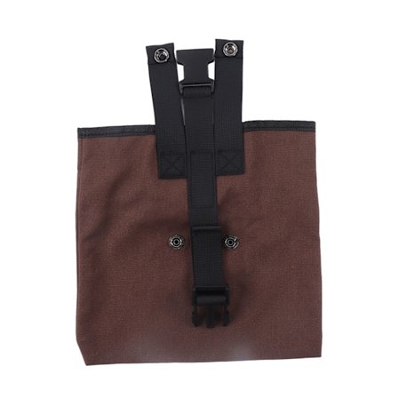 Utendørs Sankebag Sammenleggbar Oxford Stoff Midjeveske Fruktplukking Camping Brun