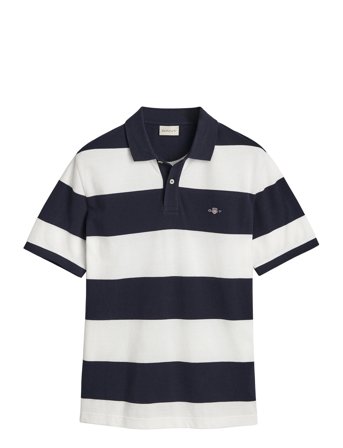 Block Stripe Polo Black GANT