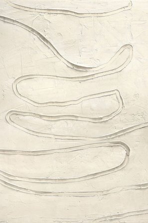 Malerifabrikken - Design Maleri / Track The Line / 90x120 Cm - Hvid - Billeder - 90X120 - Fra Homeroom