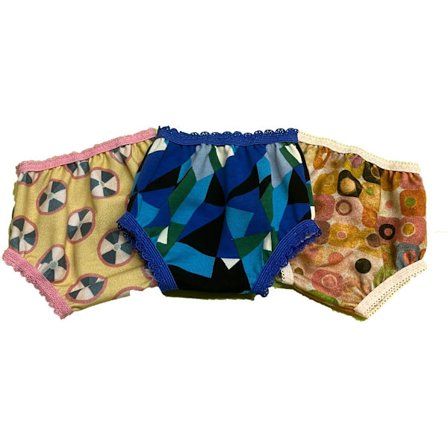 3-pack trosor till Lillan, dockkläder