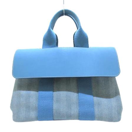 Hermès Vintage Pre-owned Leather handbags Blå, Dame Vintage Tasker, Størrelse: ONE Size
