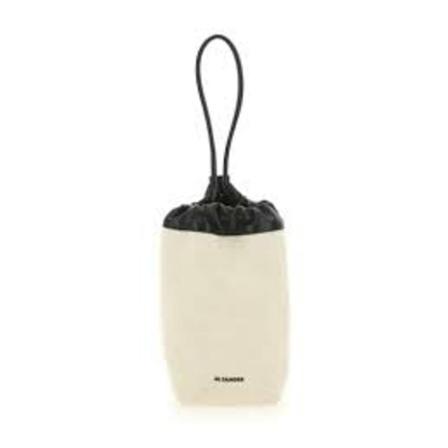 Jil Sander Clutches Hvid, Dame, Størrelse: ONE Size