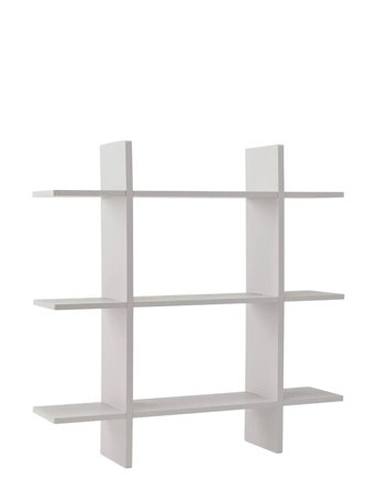 Kid's Concept Wall Shelf 3 Level Grey - Grey - ONE SIZE