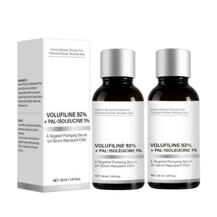 1-5x Volufiline 92% + Pal-Isoleucine 1% Plumping Anhydrous Serum, Volufiline Serum, Ansiktspleie for Tap av Volum, Hudelastisitet, 30ml