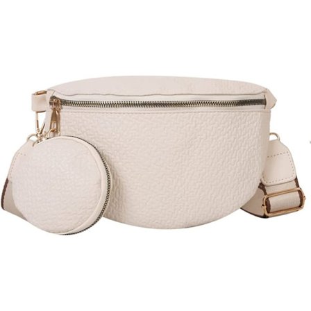 Crossbody väska dam bum bag PU med handväska, modern