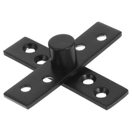 Skjult hængsel i rustfrit stål, roterende hængsel, 360-graders rotation, nem installation, 7,50X2,10X1,70CM, 1 stk.