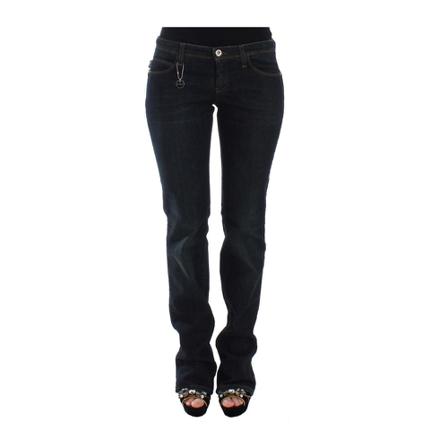 Costume National, Slim Fit Jeans Blauw, Dames, Maat:W33,Katoen