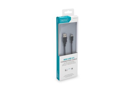 Digitus USB-kabel - USB til mini-USB type B - 1 m