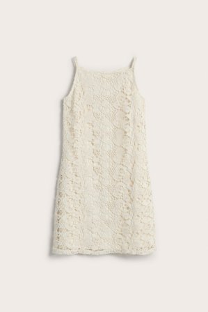 Kappahl | Krótka koronkowa sukienka | Offwhite