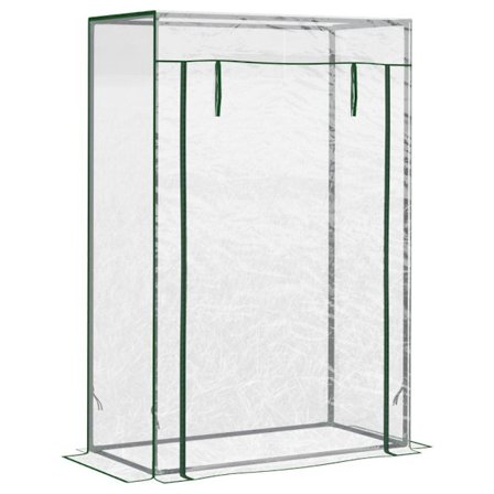 Rootz Greenhouse - Tomathus - Kallram med rulldörr - Bakgård - Balkong - Trädgård - Stål - Plast - Transparent - 100 x 50 x 150 cm