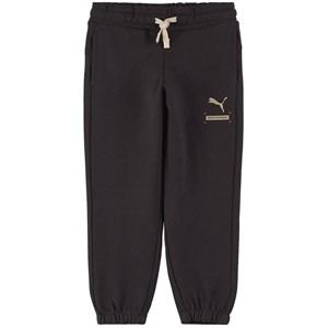 Kids - Puma Branded Sweatpants Black 104 cm - Bottoms - 104 CM - Black