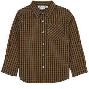 Bonpoint Tango Checked Shirt Jaune Soleil 8 Years - Tops - 8 years - Yellow
