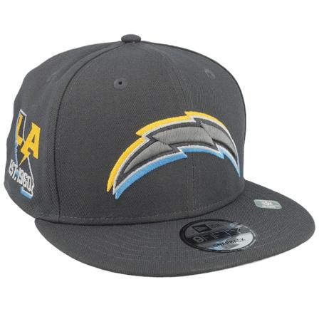 New Era - NFL Grå snapback Caps - Los Angeles Chargers NFL24 Draft 9FIFTY Grey/Yellow/Blue Snapback @ Hatstore