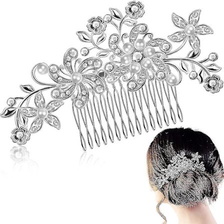 Brude Hårkam Brude Bryllup Hårkam Perle Bryllup Dekoration