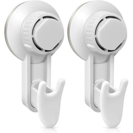 2 sugekop kroge, hvid