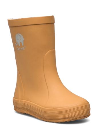 Basic Wellies -Solid Shoes Rubberboots High Rubberboots Unlined Rubberboots Oransje CeLaVi