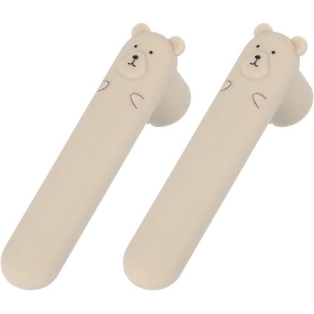 2 kpl Ovenkahvasuojuksia, silikonisuojus turvaoven kahvalle, söpö törmäyksenestosuoja, pehmeät ovenkahvasuojukset makuuhuoneeseen, kylpyhuoneeseen, 