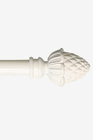 Jotex - Gardinstang 130-240 Cm White mdf/metal - Kotte - Køb Gardinstænger hos Jotex