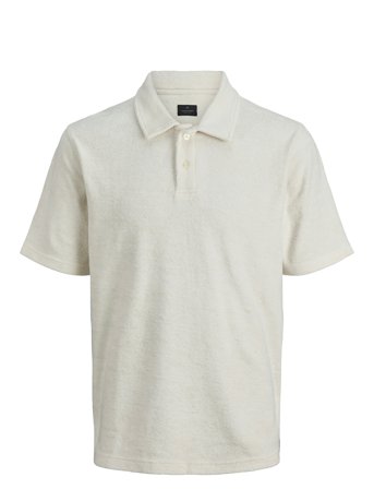 Jack & Jones Jprblaben Ss Polo - Cream - L