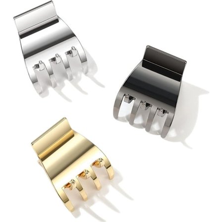 Lille Skridsikker Metal Hårklemme til Hestehale til Medium og Fint Hår, ZQKLA