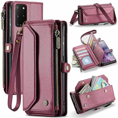 CaseMe puhelinkotelo Samsung Galaxy S20 Plus 5G -puhelimelle, nahkakotelot