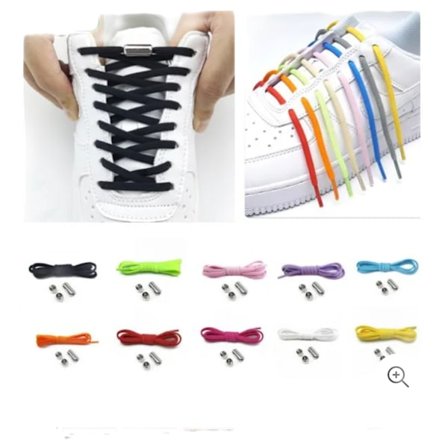 Knytfria Elastiska Skosnören - One size -