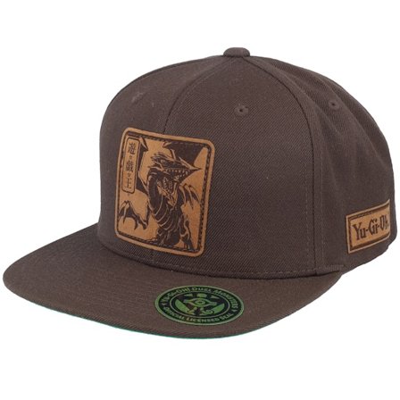 Yu-Gi-Oh! - Bruin snapback Cap - Blue-eyes White Dragon Engraved Brown Snapback - Yu-Gi-Oh @ Hatstore
