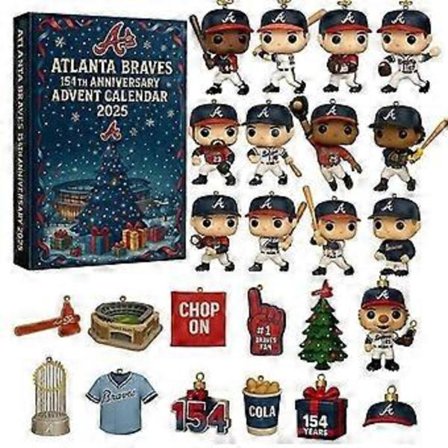Major League Baseball Lag Commemorative Akryl Hänge Jul Blind Box Advent Julgransdekoration