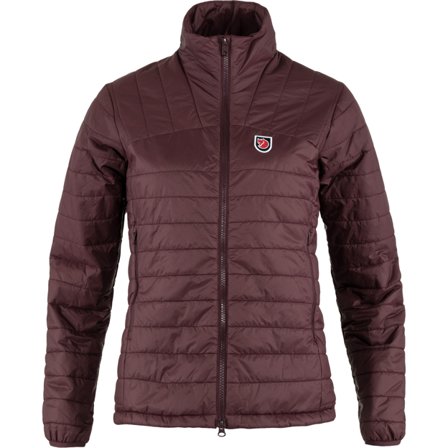 Fjällräven Women's Expedition X-Lätt Jacket in Port | Size: Small, Polyamide/Polyester