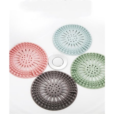 Hårstopper til afløb i bruseren, 4 stk. Hårstopper til afløb
