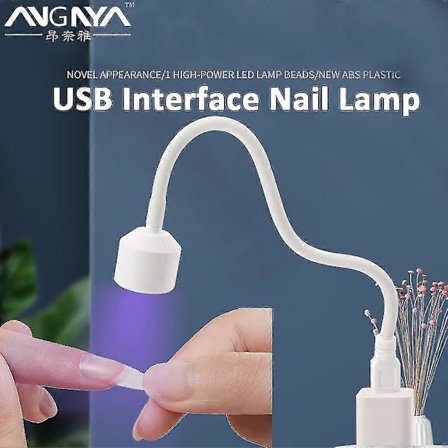6w Negletørker Sammenleggbar UV LED Lampe For Negler Gel Polish Tørking Lim Mini Bøyelig USB Negletørker Lampe Neglekunst Manikyr Verktøy