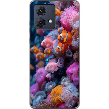 Yhteensopiva Puhelinkuori Motorola Moto G84 Kala Koralli Meri Vedenalainen