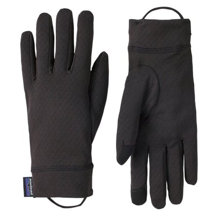Patagonia Cap MW Liner Gloves Black - XL