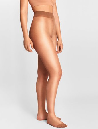 Lindex Tights 15 Den The Shiny - Beige - S