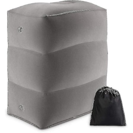 Oppblåsbar reisepute for benfotstøtte Småbarn Oppblåsbar reisefotstøttepute Justerbar benpute