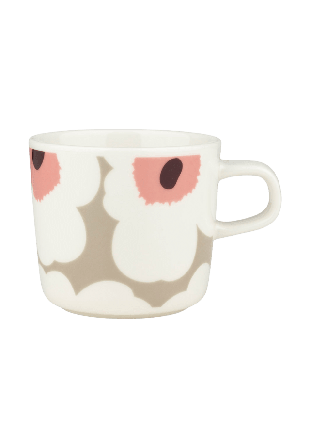 Marimekko Unikko Coffee Cup 2dl Glas Unisex Röd 7X7,5