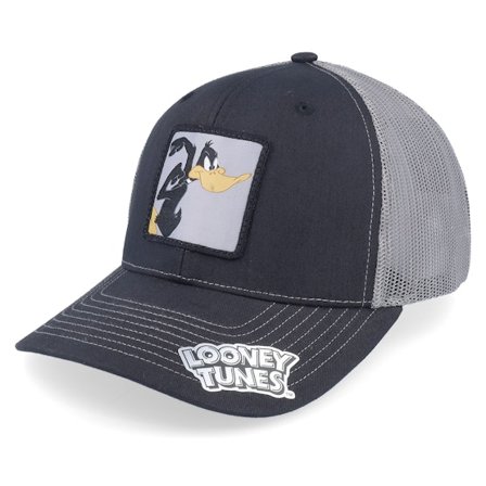 Looney Tunes - Black trucker Czapka Z Daszkiem - Daffy Duck On The Move Black/Grey Trucker @ Hatstore
