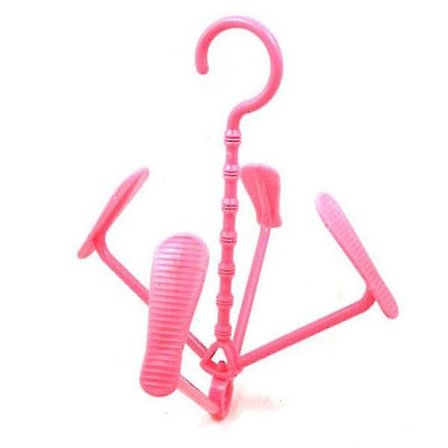 Uutuus Taitettava Muovinen Ripustettava Kenkien Kuivausteline Kehys Kengät Ripustin (satunnainen väri)