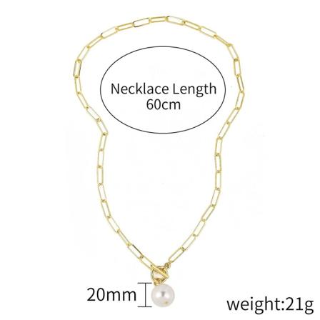 Kaulakoru Pearl Metallic Element Muotikorut B1878 N1903-3