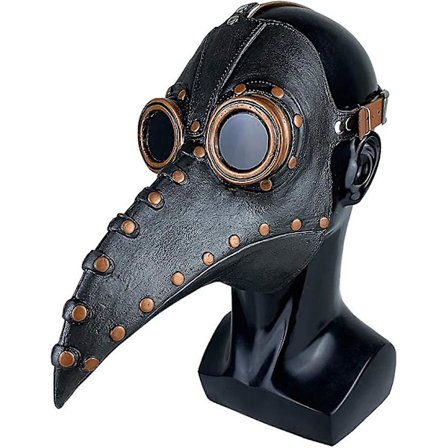 Tohtori Rutto Mask Raven Mask, Steampunk Proboscis Nokka Mask