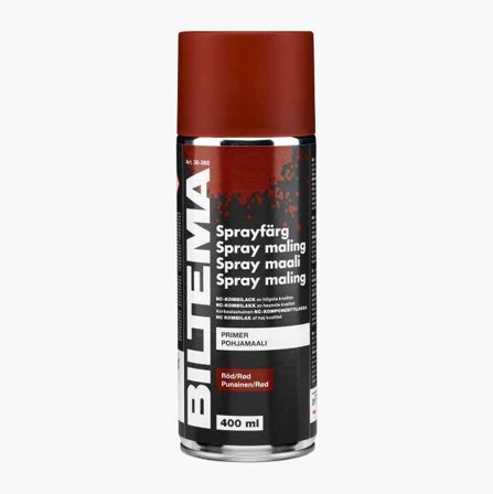 Biltema - Spraymaling primer rød 400 ml