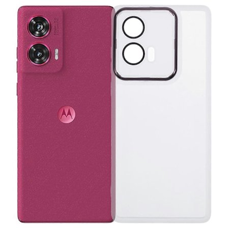 DKSM-serien Skal för Motorola Edge 50 Fusion 5G Elektropläterad Kameraram TPU Telefonskal