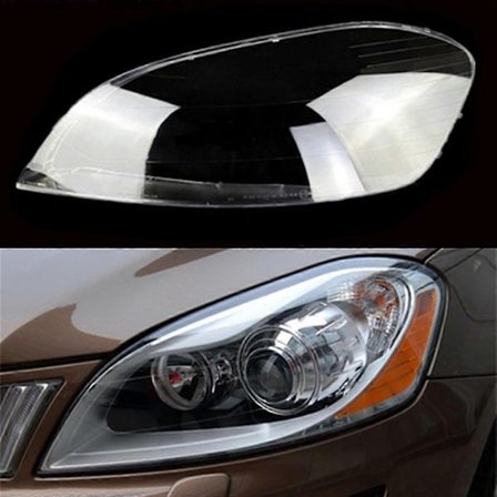 Korkealaatuinen lampunvarjostin Volvo XC60:lle 2009~2013 Läpinäkyvä lampunvarjostin Ajovalojen suojus Lampun varjo Auton ajovalojen kuoren suojus - 