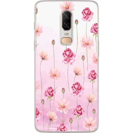 Yhteensopiva Puhelinkuori OnePlus 6 Rose Petal Whisper